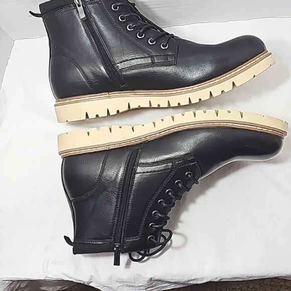 Steve Madden Mens chukka boots sz 12M black ortholite comfort foam insole work - Picture 4 of 15